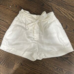 GUESS High Waist White Shorts with Breezy Fit - Size 24